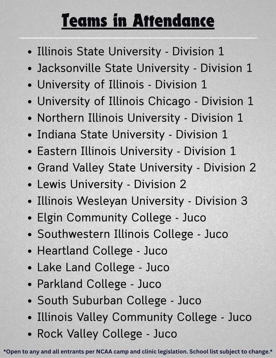 Excited to welcome NJCAA program Illinois Valley Community College to our showcase event in Peru, IL on August 10. The Eagles play at our host field, beautiful Schweickert Stadium in Peru! 

Registration closing soon! 

Registration: playnsports.com/event/nlpc-aug