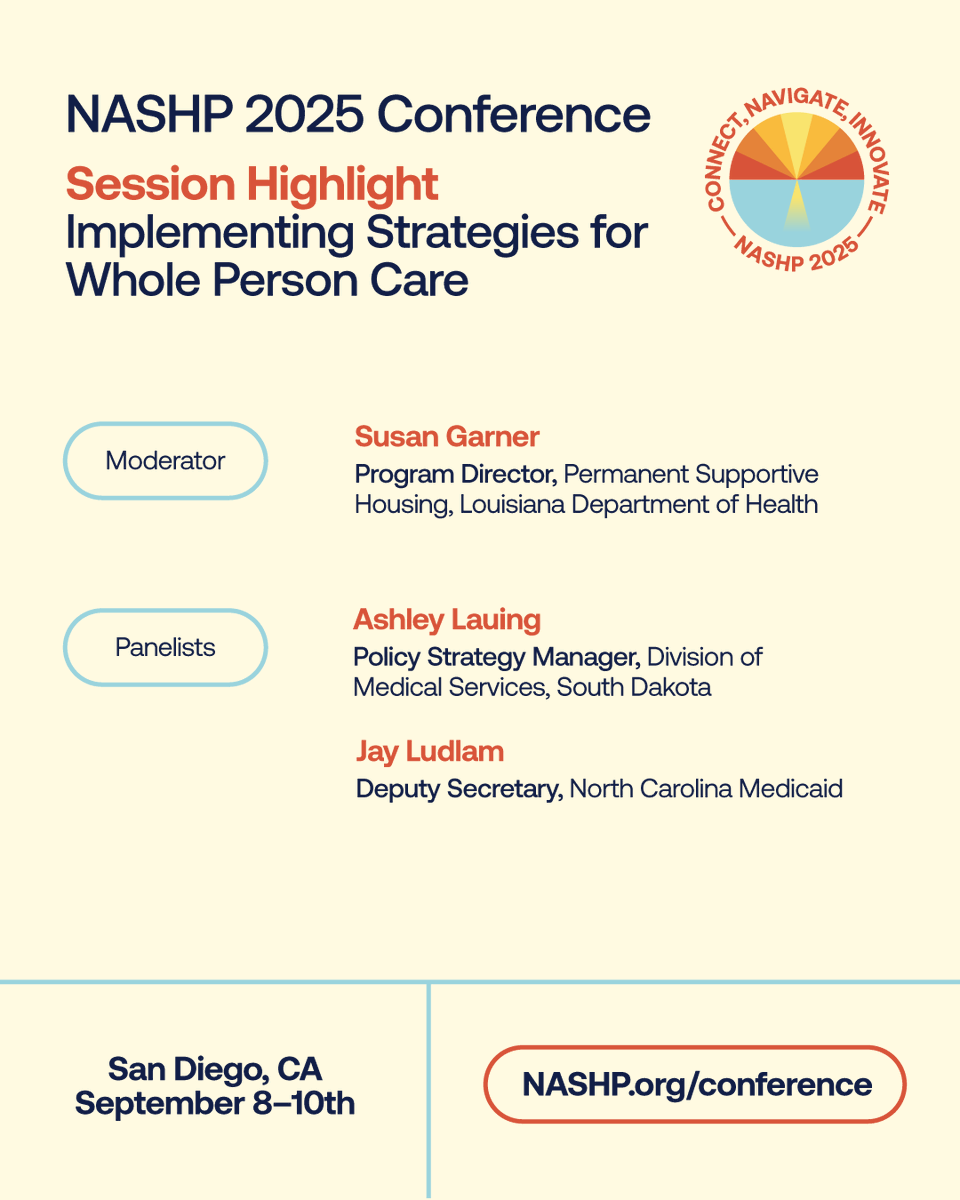 At #NASHPCONF2025, state leaders from LA, SD &amp; NC share how they’re integrating health &amp; social services to improve outcomes – from Medicaid 1115 demos to housing &amp; nutrition strategies.
🔗 NASHP.org/conference