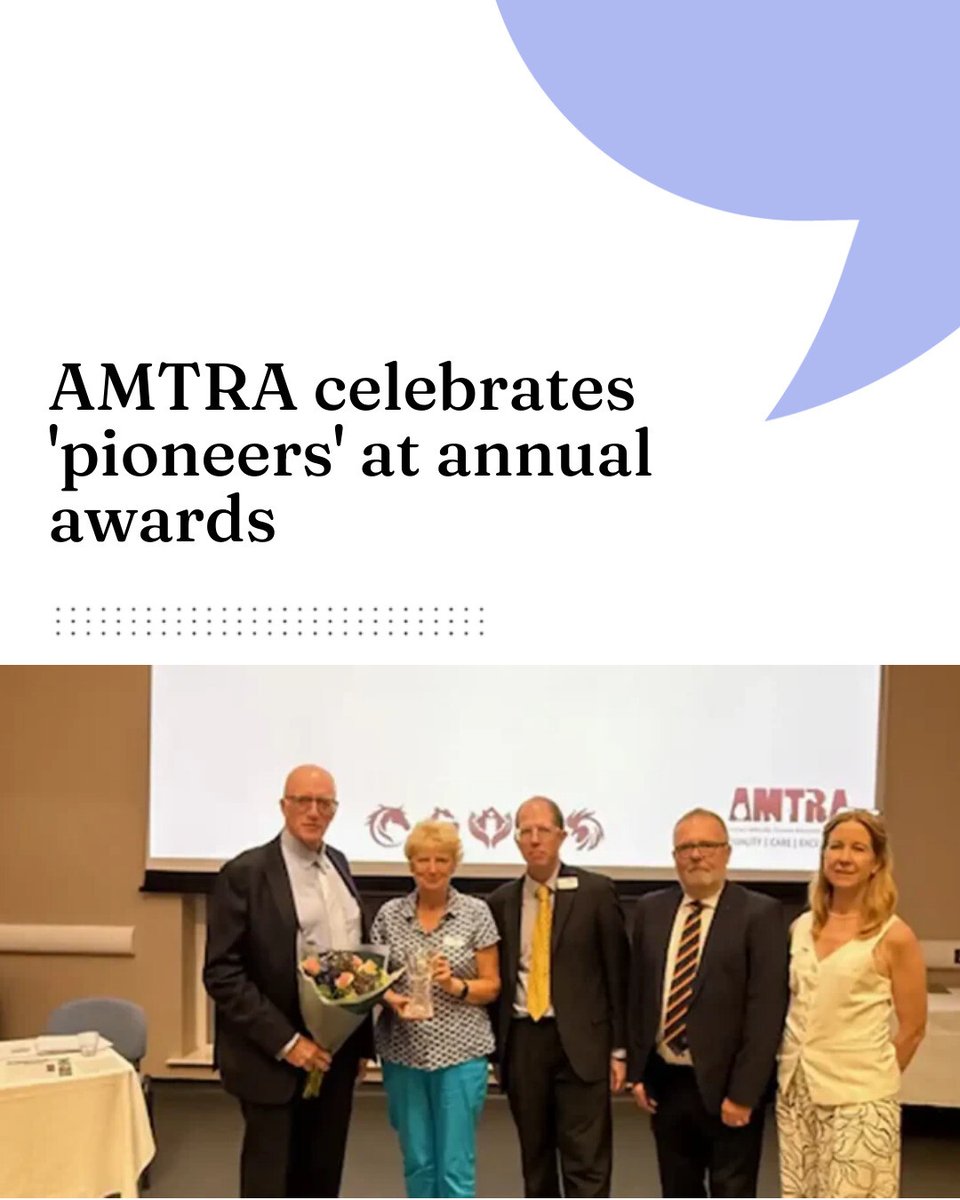 AMTRA celebrates 'pioneers' at annual awards

 vettimes.com/news/vet-nursi…
