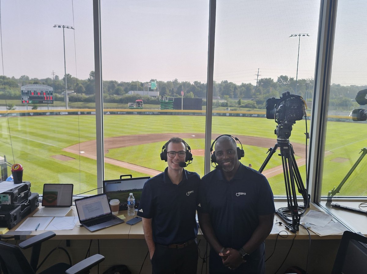 I got @littleleague Midwest Regionals here in Indiana on deck w/<a href="/cooperkboardman/">Cooper Boardman</a> on <a href="/espn/">ESPN</a>! Gonna be a fun weekend!! Let's Go!