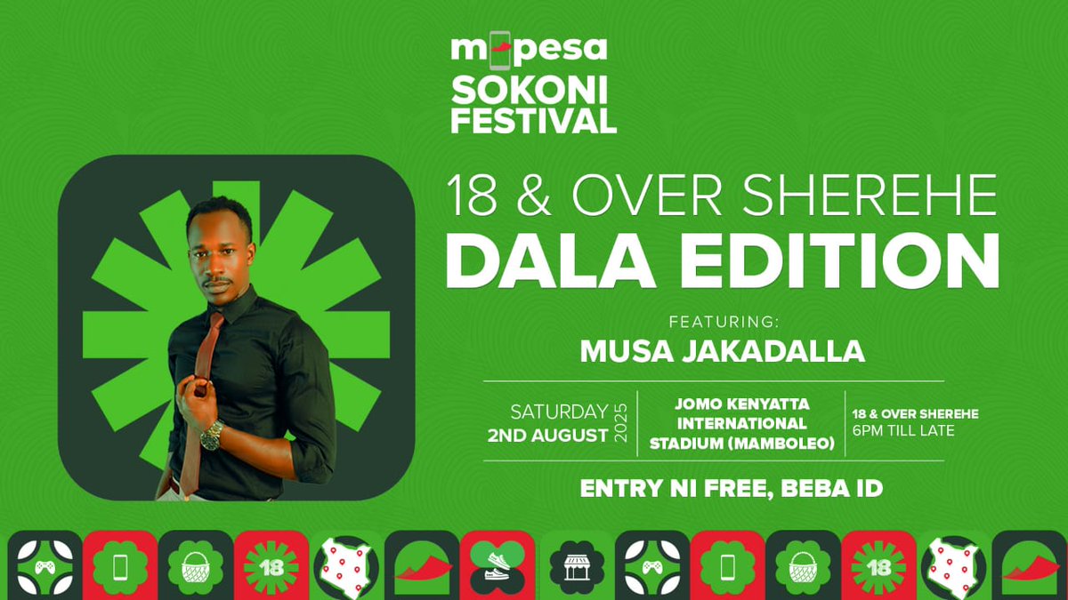 karishmatic4's tweet photo. Kesho  MPESA Sokoni Festival iko Jomo Kenyatta International Stadium...deals safi during the day, then concert from 6PM till late.

Entrance ni free, beba ID yako. Usikose...aaalo!
@SafaricomPLC
#MPESASokoni https://t.co/zMPDD9pTpt