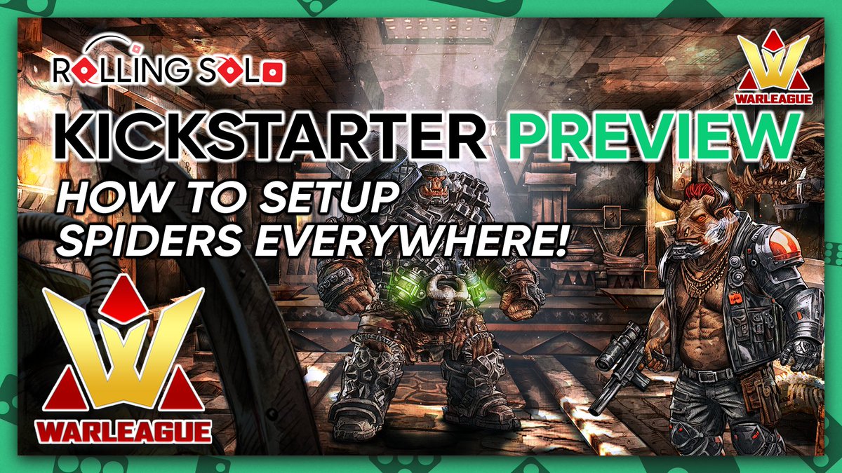 Rolling Solo | Adam Smith (@tryrollingsolo) on Twitter photo youtu.be/xSQ5gwVQFOQ
Join me as I setup the prototype for Warleague to prepare for solo gameplay. Hope this video and the series helps you decide on it! 🔥
Warleague (<a href="/Kickstarter/">Kickstarter</a> August 5th): play.warleague.net
<a href="/Warleague_game/">Warleague Board Game</a> youtu.be/xSQ5gwVQFOQ
Join me as I setup the prototype for Warleague to prepare for solo gameplay. Hope this video and the series helps you decide on it! 🔥
Warleague (<a href="/Kickstarter/">Kickstarter</a> August 5th): play.warleague.net
<a href="/Warleague_game/">Warleague Board Game</a>