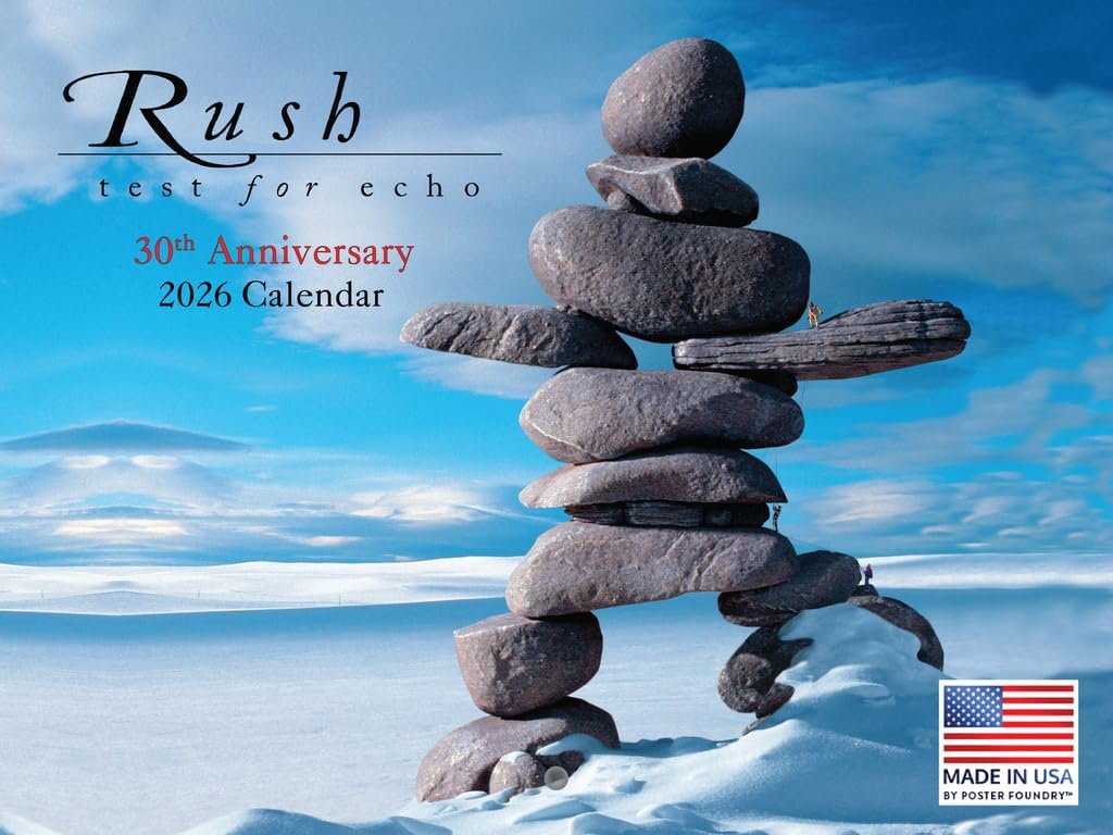 The 2026 Rush Wall Calendar celebrates the 30th Anniversary of Test for Echo. 

Order yours today: 

amazon.com/dp/B0FHJBCMM1?…
