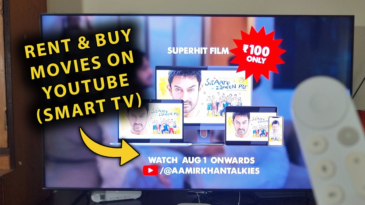 How To Rent &amp; Buy Movies On <a href="/YouTube/">YouTube</a> App On Smart TV | Watch YouTube Paid Movies: youtu.be/_yYeOqC2EjQ 

<a href="/AKPPL_Official/">Aamir Khan Productions</a> #SitaareZameenPar <a href="/GeneliaD/">Genelia Deshmukh</a> <a href="/YouTubeIndia/">YouTube India</a>