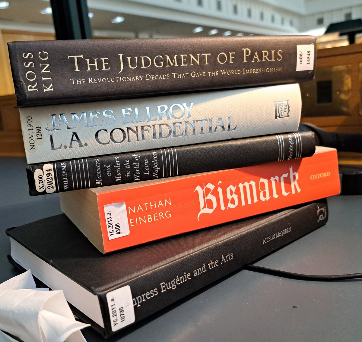 An unlikely combination of books