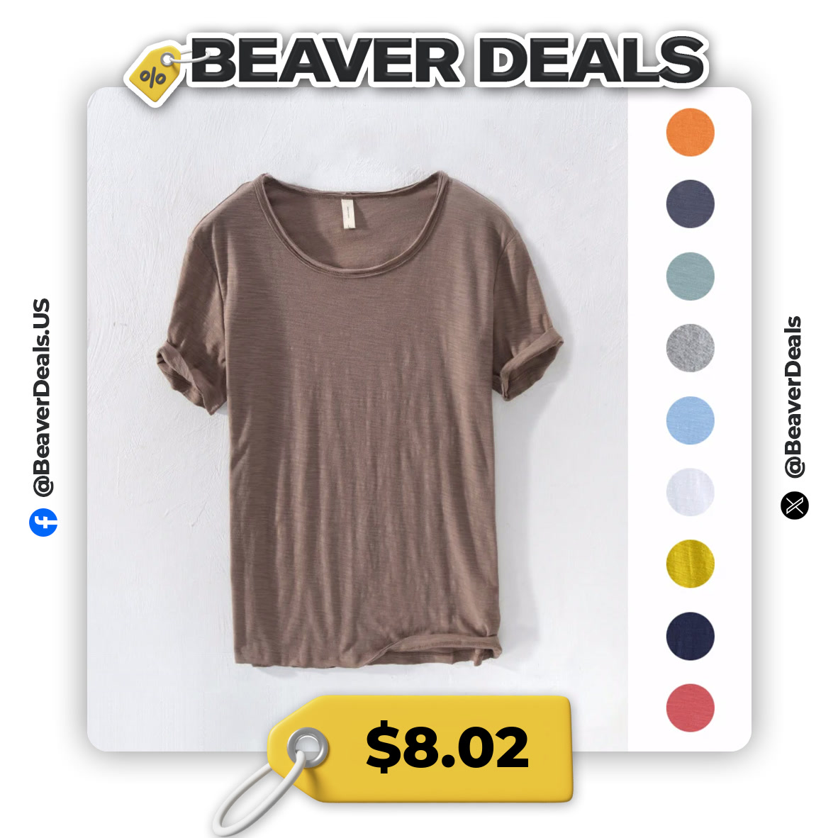 BeaverDeals's tweet image. RETRO VIBES ON! ✨👕

👕 Retro Raw Edge Slim-fit O-Neck Tee
💵 $8.02

🔗 s.click.aliexpress.com/e/_omrf5l7

#MensFashion #RetroStyle #BasicTee