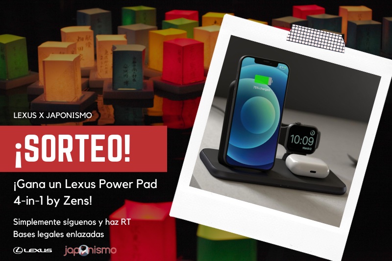 Japonismo - Todo sobre Japón (@japonismo) on Twitter photo 🔊 Y vamos con otro SORTEO #LexusbyJaponismo! 🔊
📲 Para este mes de agosto, sorteamos un Lexus Power Pad 4-in-1. de <a href="/LexusSpain/">Lexus España</a> ... ¡y carga todo con estilo 💫 ! Síguenos, haz RT de este tuit y... ¡mucha suerte!
🗒️ Bases legales: tinyurl.com/9k9t2mkm 🔊 Y vamos con otro SORTEO #LexusbyJaponismo! 🔊
📲 Para este mes de agosto, sorteamos un Lexus Power Pad 4-in-1. de <a href="/LexusSpain/">Lexus España</a> ... ¡y carga todo con estilo 💫 ! Síguenos, haz RT de este tuit y... ¡mucha suerte!
🗒️ Bases legales: tinyurl.com/9k9t2mkm