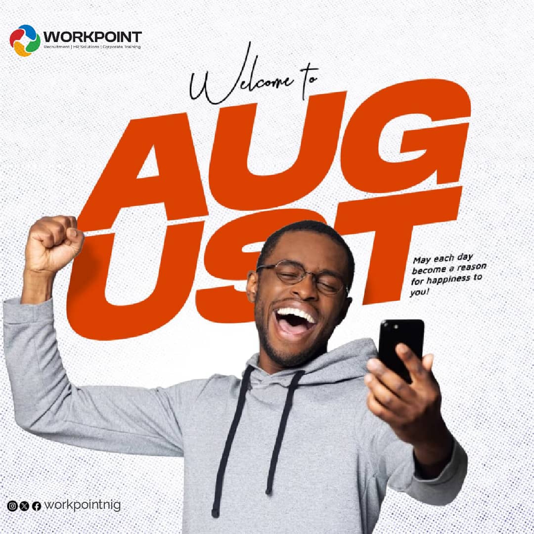 Have a wonderful month of 𝒜̲𝓊̲ℊ̲𝓊̲𝓈̲𝓉̲ from all of us at 𝐖𝐨𝐫𝐤𝐩𝐨𝐢𝐧𝐭. Make sure to attend your village's August Meeting  
#HappyNewMonth #AugustMeeting #WorkpointCares #StayConnected #CommunityMatters