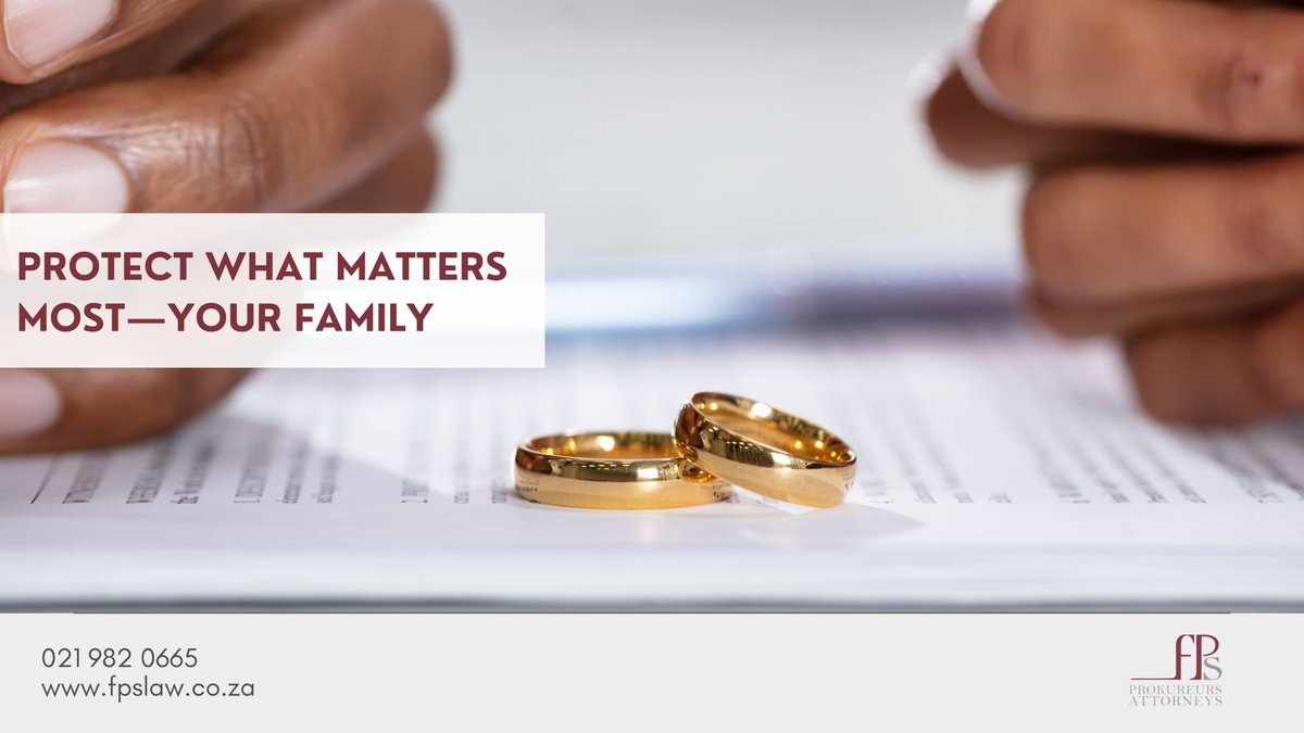 Family law challenges can be emotional and overwhelming. 💛⚖️

At FPS Attorneys, we offer clear legal guidance and heartfelt support through divorce, custody and more.

📞 Speak to a Family Law expert today.
🔗 fpslaw.co.za

#FPSAttorneys #LegalCare #CapeTownLawyers