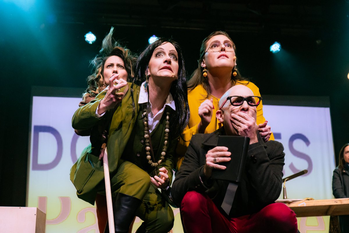 Acá, Loreine Mares, MariaFe Fuera de Sus Cabales, Biblian Inmorales y SanMuel Diablo.