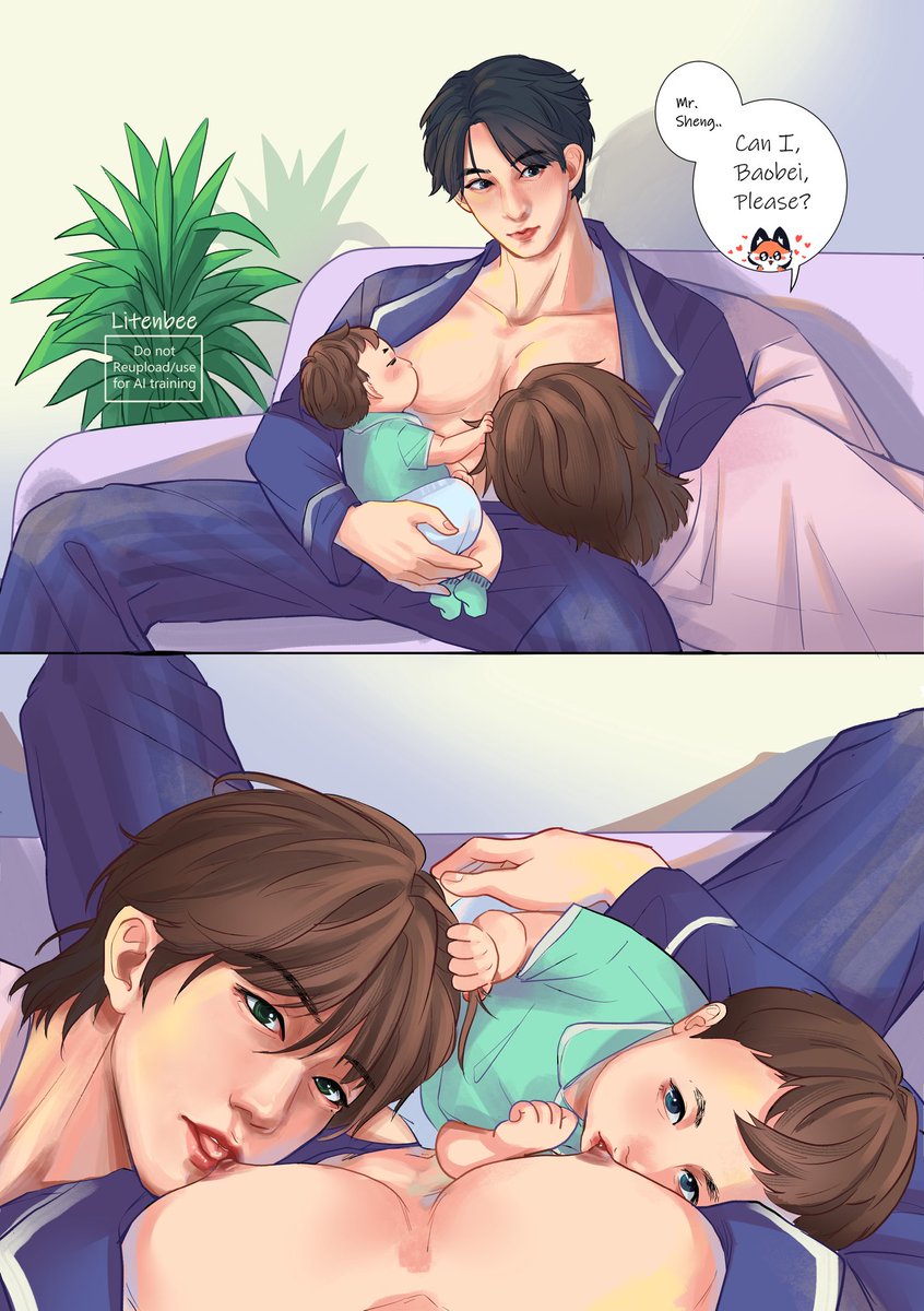 Litenbee's tweet photo. 🦊🐯🥜🍼 

#ABODesire #HuaSheng https://t.co/j3RmkoMMuS