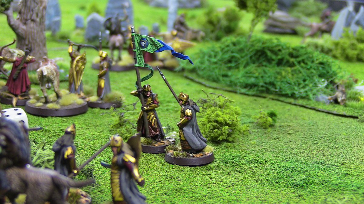 StridingEdgeGMs's tweet photo. Photos from our last few matched play games, sometimes you just have to pause halfway through a turn and appreciate finally having painted models on the table! 😂 

#MESBG #Warhammer #LOTR #MiddleEarth https://t.co/BmdbZGuAv3