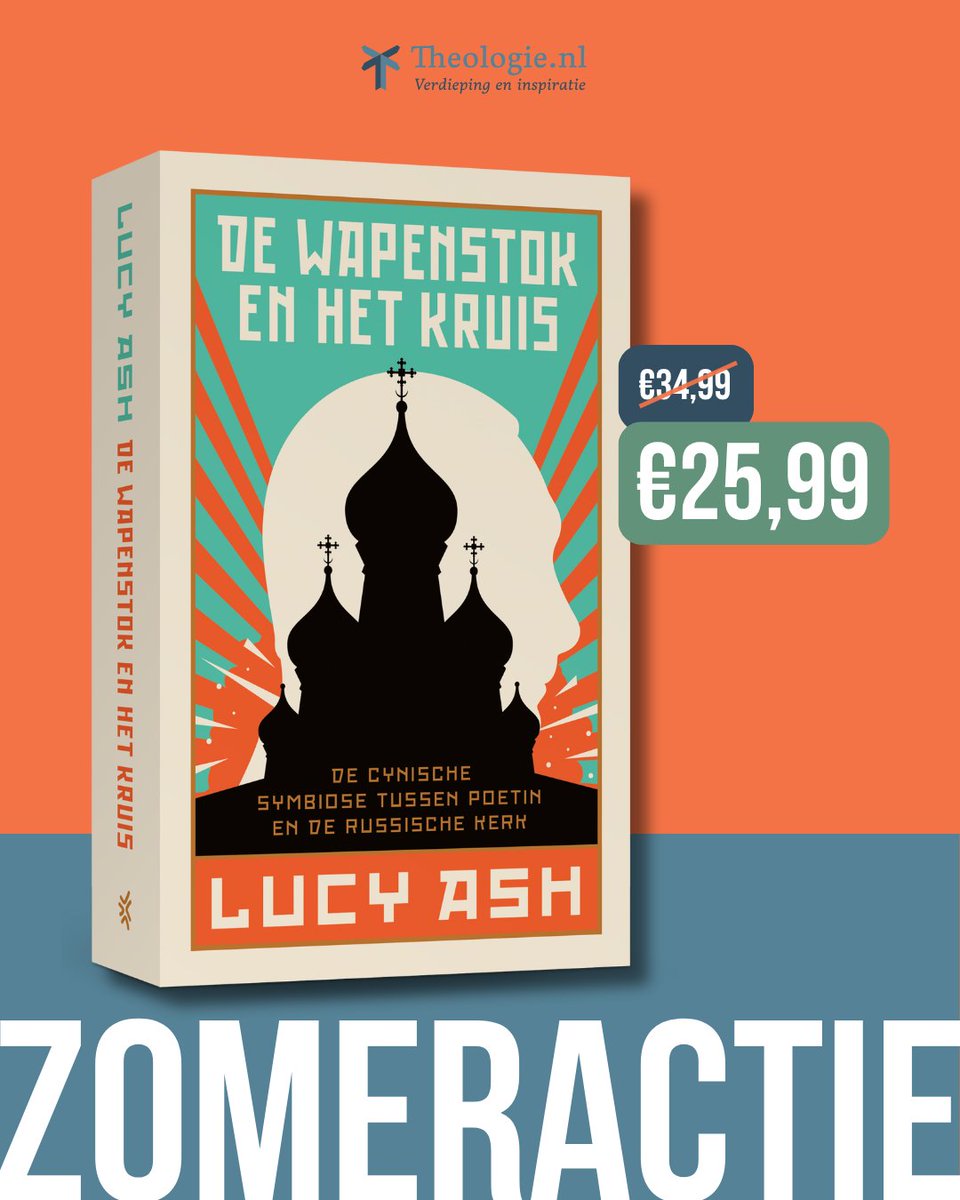 Speciaal voor de zomer is 'De wapenstok en het kruis' van Lucy Ash afgeprijsd van €34,99 naar €25,99! benieuwd hoe jij de korting kan toepassen? Klik hier: theologie.nl/zomeractie-202…

#zomeractie #korting #theologie #geloof #boek