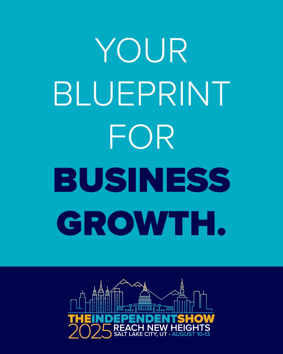 Prepare for actionable insights that will truly move your business forward at The Independent Show! Leave #TIS25 energized, informed, and ready to compete stronger. Elevate your operations. Join us in Salt Lake City, Aug. 10-13: okt.to/MDFTxt.
