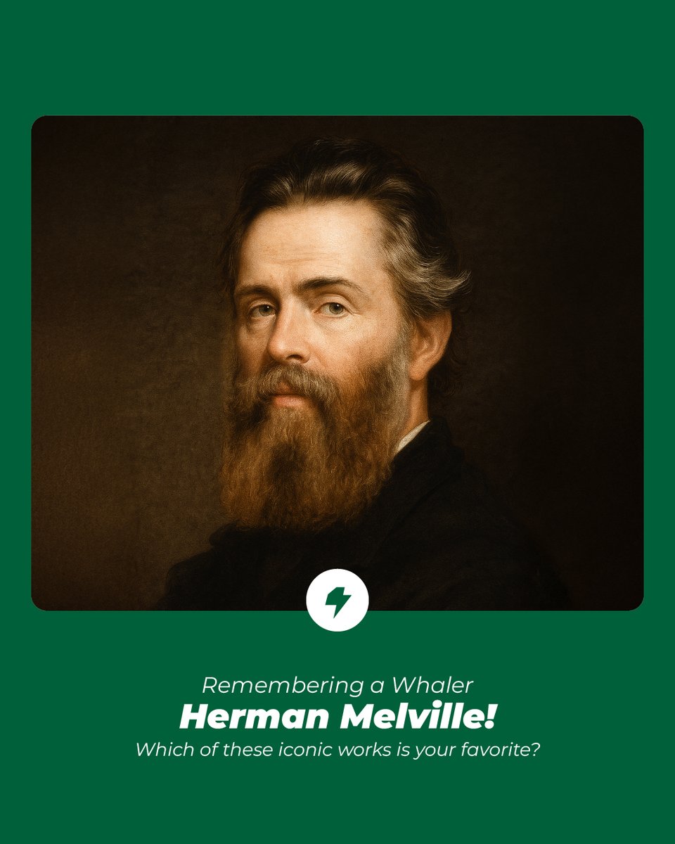 ZPONZAPP's tweet photo. Herman Melville was a 19th-century American novelist, short story writer, and poet best known for his epic novel Moby-Dick.
#ZPONZ #legends #ZPONZApp #Author #Mobydick #literature https://t.co/qZliRsZgfs