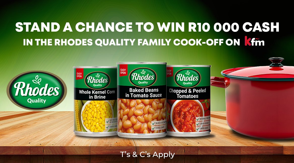 KFMza's tweet photo. π₯ Got a secret family recipe made with #RhodesQuality? Let it shine and you could attend the Rhodes Quality Family Cook-off competing against other families for the chance to WIN R10k cash π°
Entry details + Ts&Cs π https://t.co/Ya1FrvBNEw
#GoWithGoodness https://t.co/5vb4Pl3WTe
