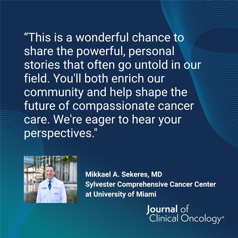 Submit your entry into <a href="/JCO_ASCO/">Journal of Clinical Oncology</a>'s first Art of Oncology Narrative Medicine Contest for early career oncologists. Now through August 31, 2025. 

Learn more: brnw.ch/21wUB5G