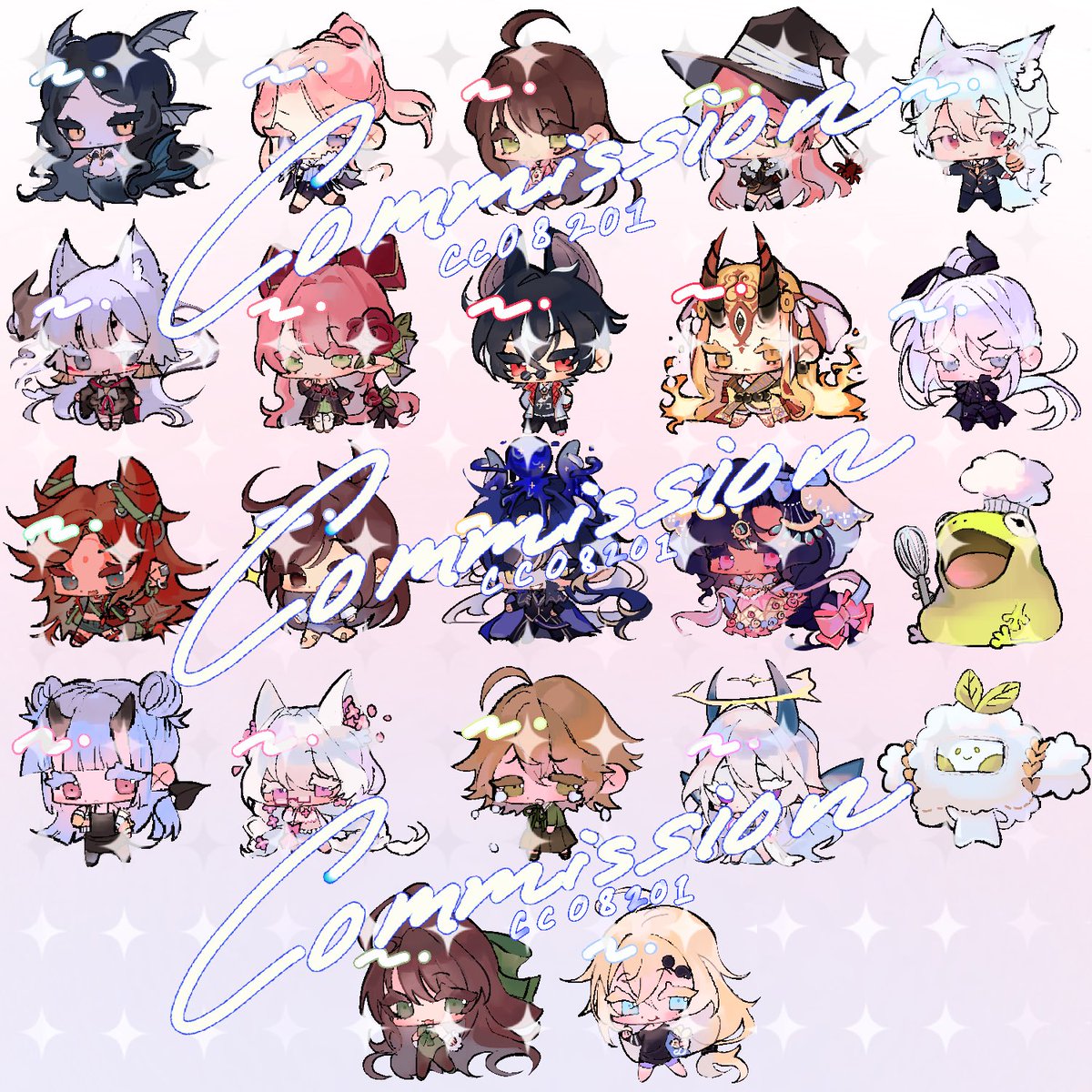cc08201's tweet photo. Recent commission works! #VGenComm https://t.co/WyH125VzJZ