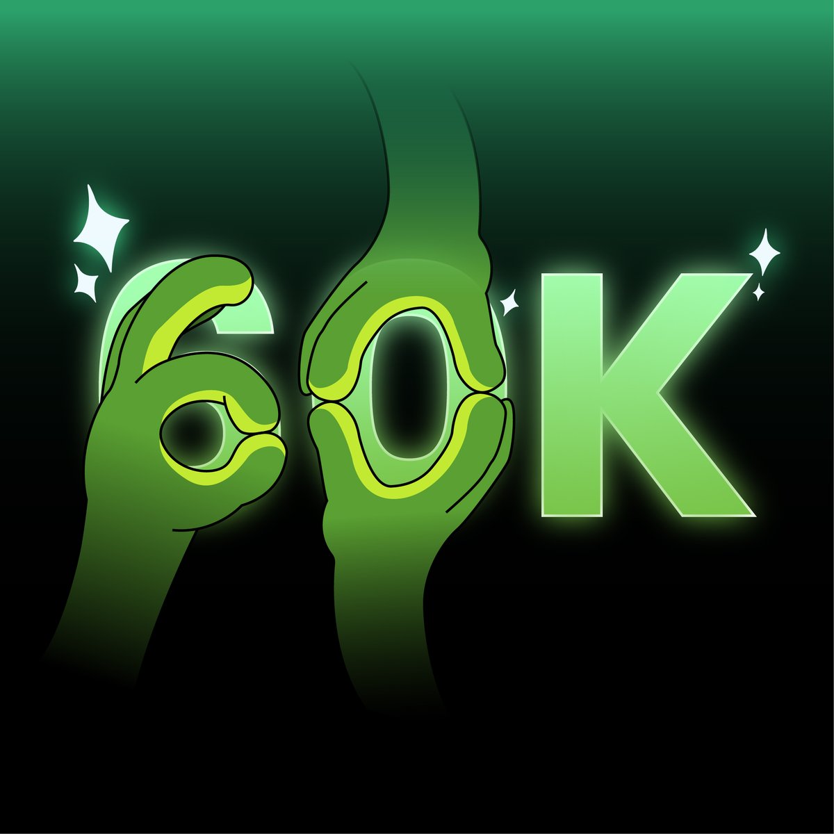 Guess what?
We just welcomed our 60Kth follower
Hands Up!🙌