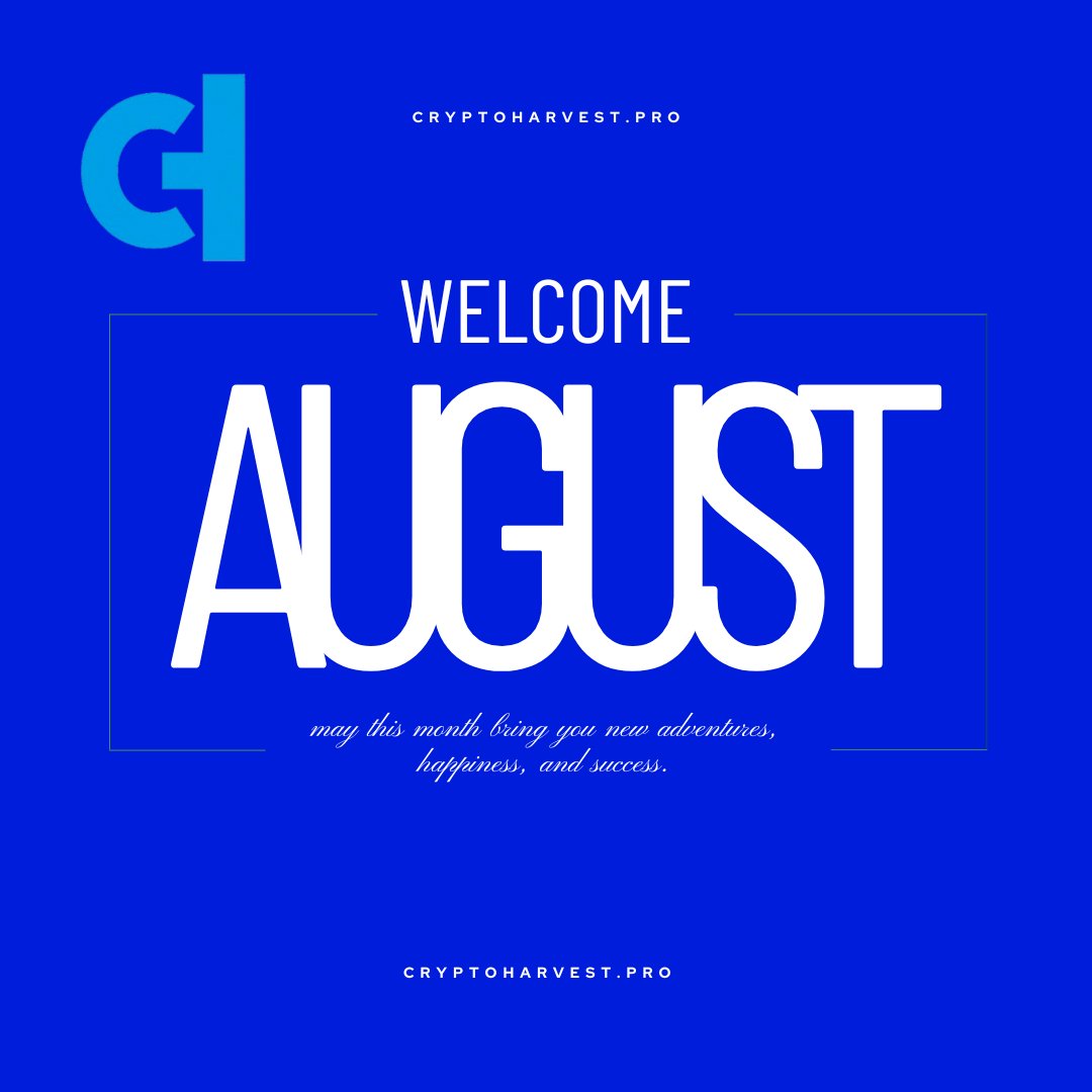 CryptoT17377's tweet photo. Welcome to August! 🚀
New month, new energy, new opportunities to earn, stake &amp; grow with CHT. 💰✨
Let’s keep grinding, claiming, and winning together.
🔥 August will be BIG — stay tuned for drops, rewards &amp; surprises!

💚 #CryptoHarvest #CHT #HappyNewMonth #Web3Africa #CHTFam https://t.co/13kV66tQWx