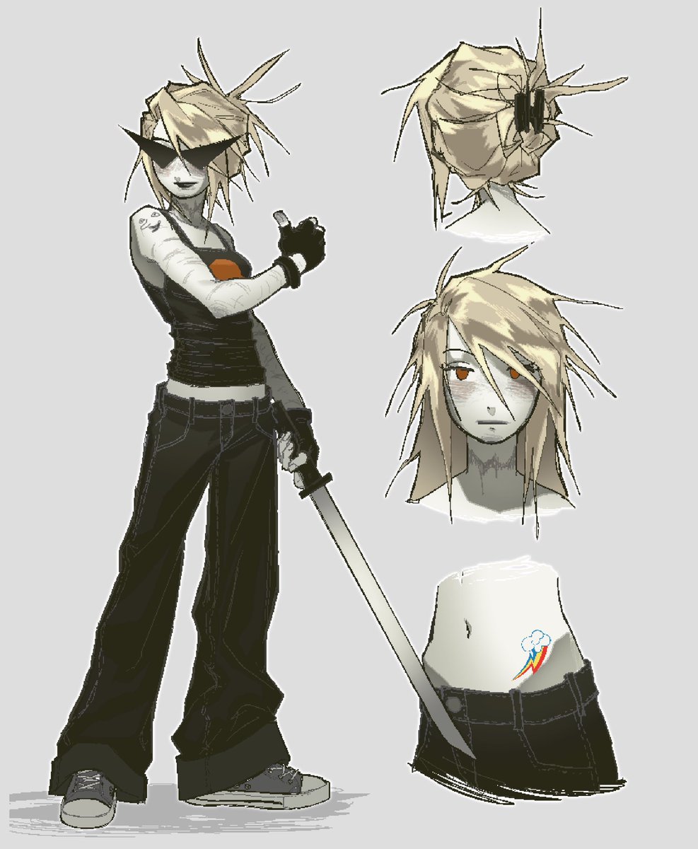 Reposting because i forgot something…

My so temporarily called "final design" for fem dirk. Sure i didnt explain anything but i have to work fast right now. I will do the same for jake.

#homestuck
#dirkjakeyuri