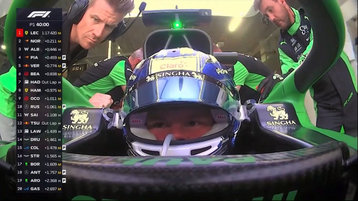 acervopaularon's tweet image. o pai indo dar o último check antes de deixar seu filho ir para a pista