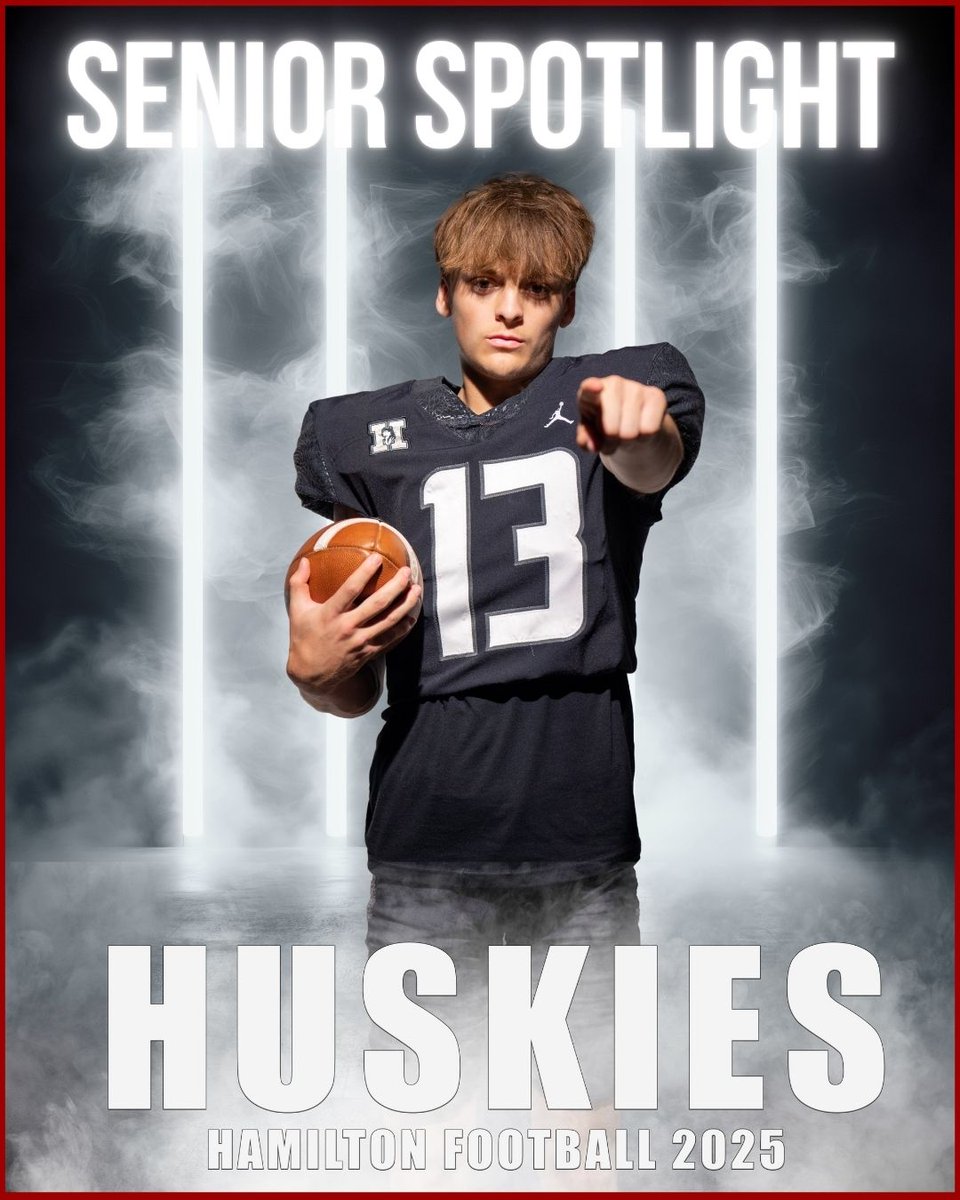 🎉 Senior Spotlight: Trey Pebler 🎉

📍 Favorite Hamilton Football Memory: Beating Chandler!
🍔 Favorite Food: Chicken Alfredo
🎵 Favorite Song: Catching Feelings (Babyfxce E)
🎧 Pre-Game Ritual: Prayer
🔥 Game He’s Most Looking Forward To: Chandler