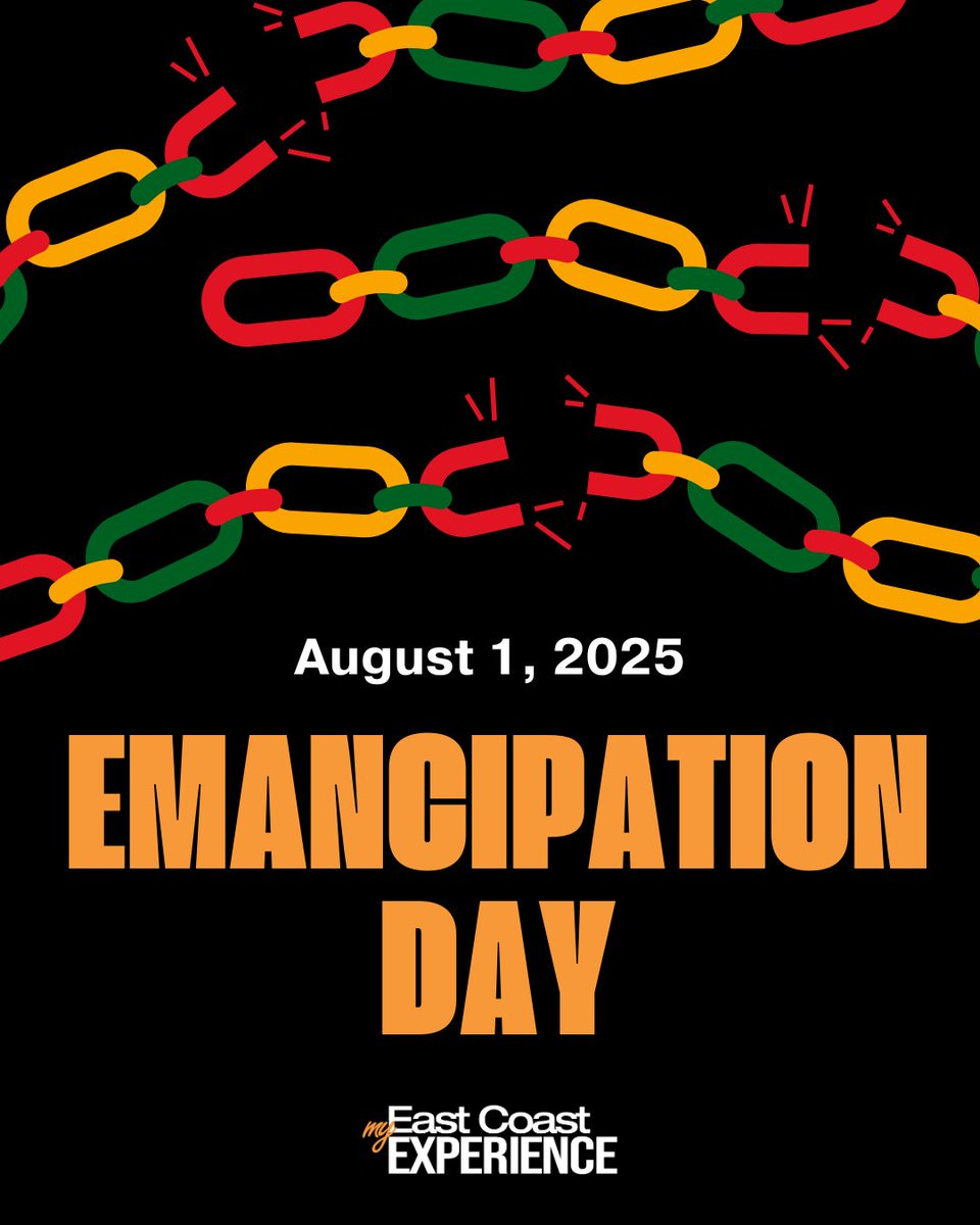 Today is #EmancipationDay — marking the end of slavery in the British Empire on August 1, 1834. We honour the strength of Black communities and reflect on the ongoing fight for justice and equity.

#BlackHistory #Canada #Abolition