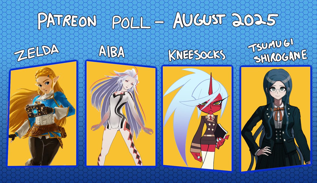 August's poll is up for $5 patrons!
Link below