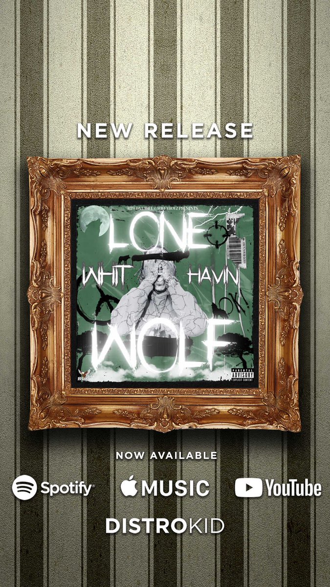 Check out my new album "LONEWOLF" distributed by <a href="/DistroKid/">DistroKid</a> and live on Spotify! open.spotify.com/album/0HuaPace…