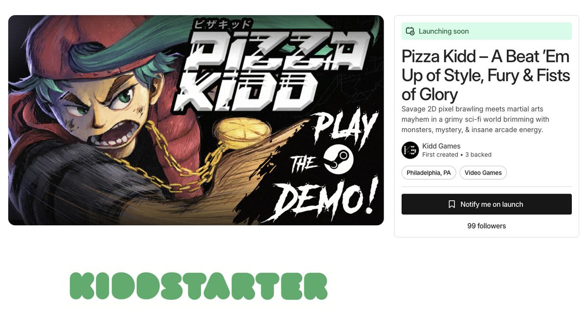 PIZZA KIDD 🍕 Kickstarter JUNE! tweet media