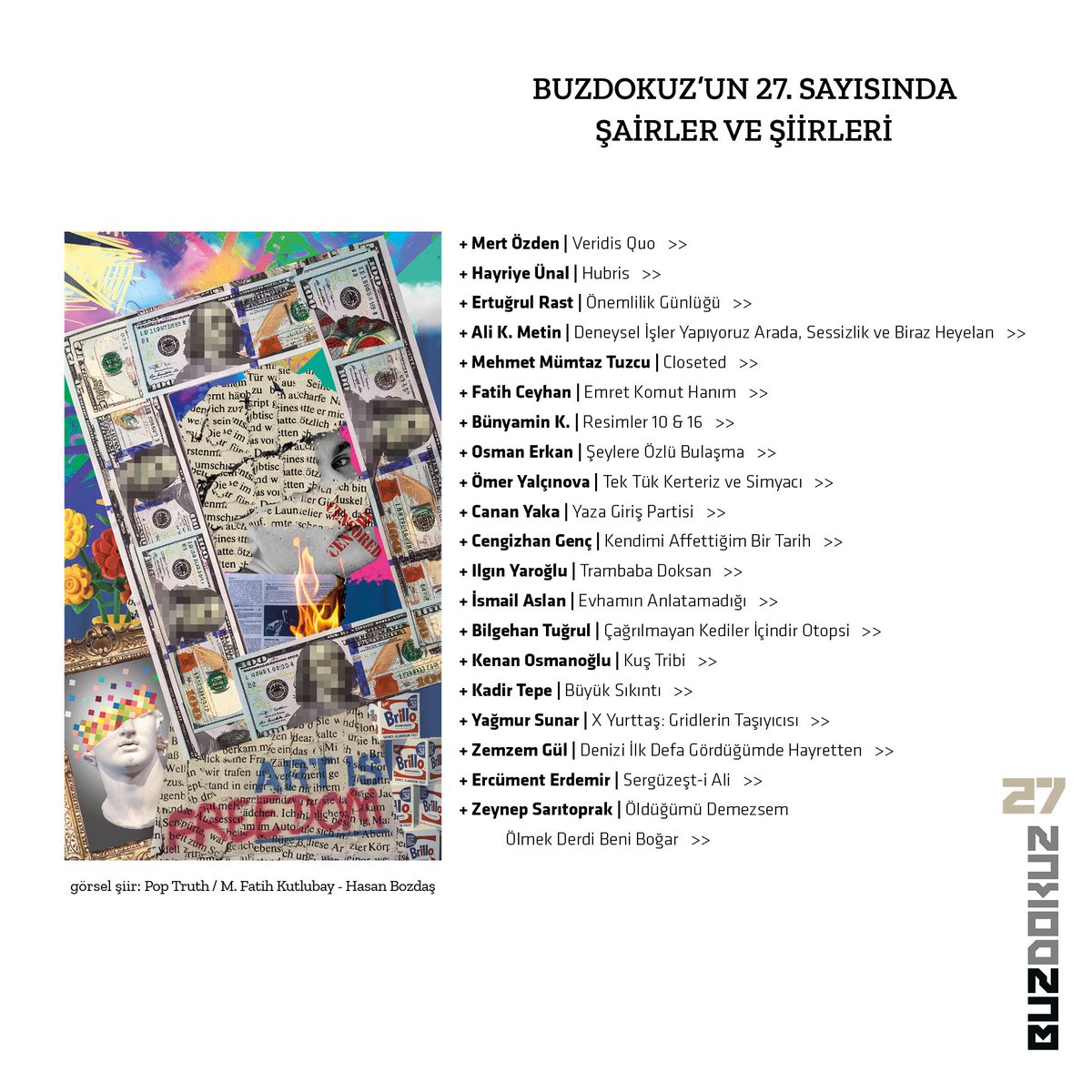 #buzdokuz27 şiirler
