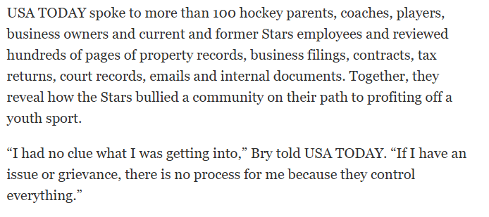 Chris Quintana (@cquintanadc) on Twitter photo Always read <a href="/kennyjacoby/">Kenny Jacoby</a>, especially his piece on how the NHL Dallas Stars squashed competitors to seize control over youth hockey in Texas: usatoday.com/story/news/invโฆ Always read <a href="/kennyjacoby/">Kenny Jacoby</a>, especially his piece on how the NHL Dallas Stars squashed competitors to seize control over youth hockey in Texas: usatoday.com/story/news/invโฆ