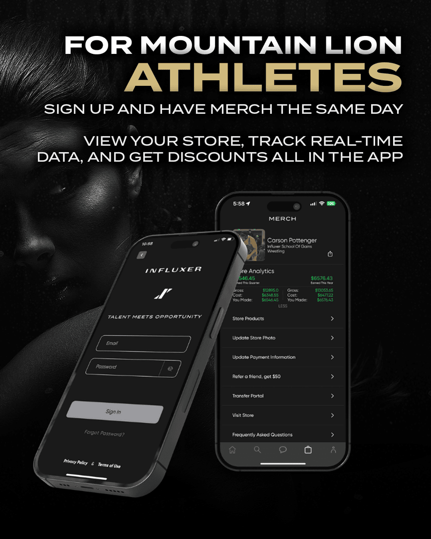 UCCS has teamed up with @Influxer, an officially licensed vendor that creates and sells co-branded apparel with players' customizations through an NIL agreement. 

UCCS NIL Merchandise:
influxermerch.com/colleges/unive…

#GoMountainLions