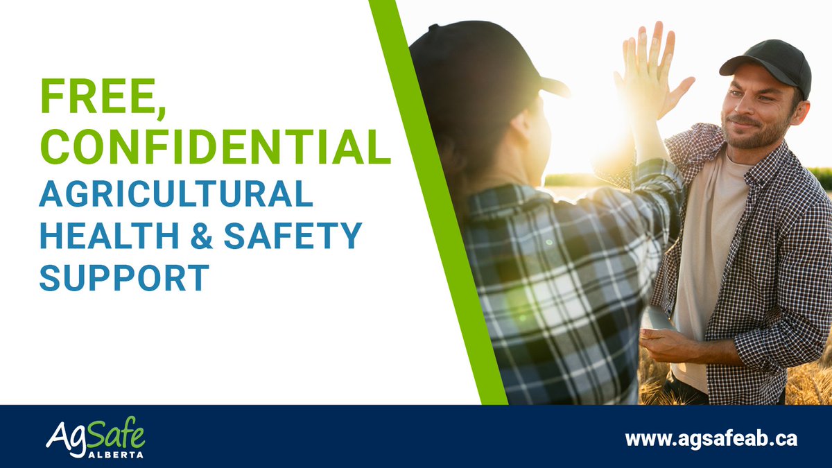 AgSafe Alberta provides up to 10 hours of free, confidential, on-site support to qualifying farms. If you’ve ever thought about using this service but hesitated, now is the time to act!

#agsafety #farmsafety #westcdnag #abfarming