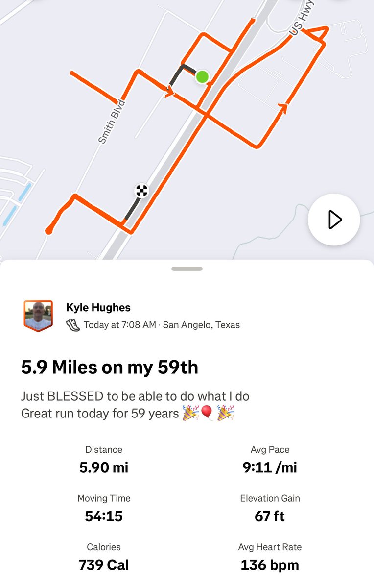 Kyle Hughes (@upsklh) on Twitter photo And just like thatβ¦ I DID IT πππ #RUNNING #RUN #RUNNER #GOALS #MINDSET #ACHIEVED Never in my wildest dream did I think I would be running 5.9 mile for FUN on my 59th trip around the sun And just like thatβ¦ I DID IT πππ #RUNNING #RUN #RUNNER #GOALS #MINDSET #ACHIEVED Never in my wildest dream did I think I would be running 5.9 mile for FUN on my 59th trip around the sun
