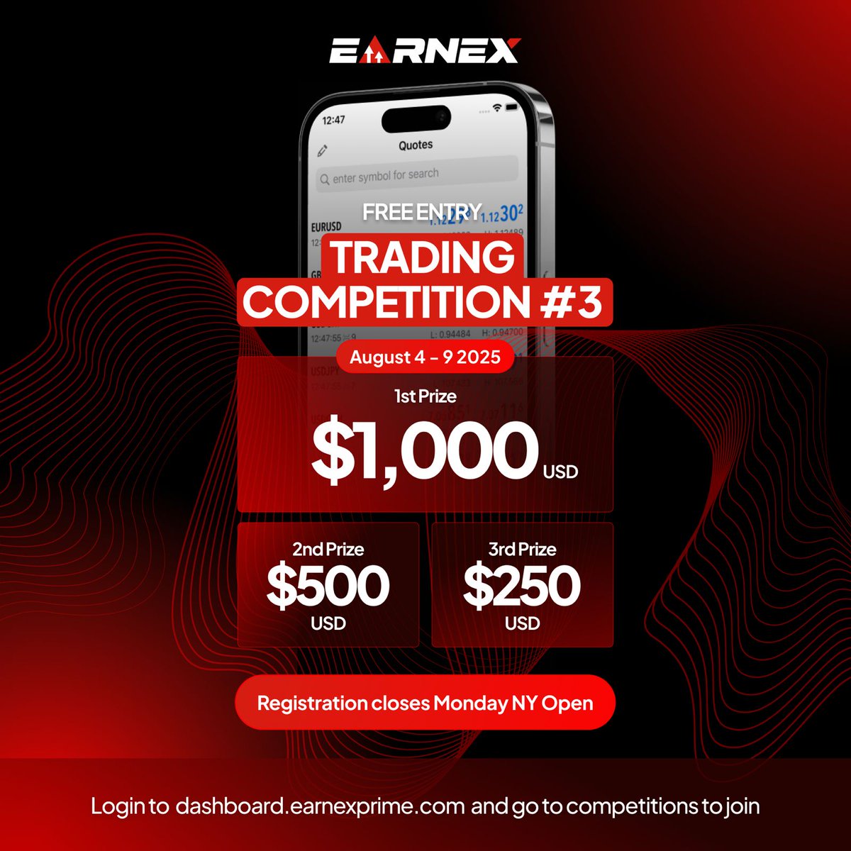 PLAN X (@p7anx) on Twitter photo Are you ready guys for Weekly Trading Competition at <a href="/earnexfunded/">Funded By Earnex</a> ?
Register and Drop "yes" Are you ready guys for Weekly Trading Competition at <a href="/earnexfunded/">Funded By Earnex</a> ?
Register and Drop "yes"