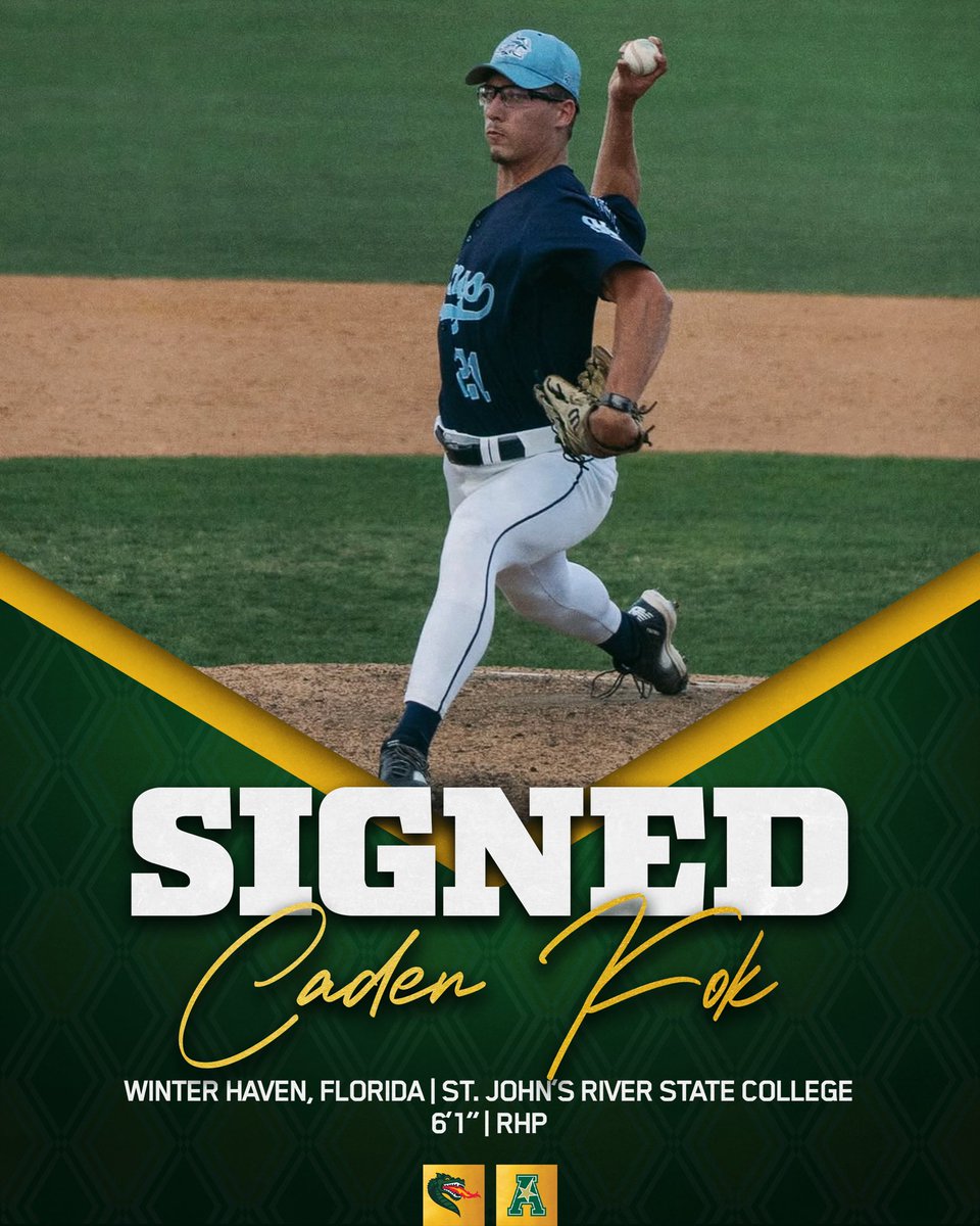 Another pickup from The Sunshine State! 🌴

In two seasons at SJRSC, Kok struck out 66 in 52.2 innings and finished with a 3.42 ERA in 43 appearances.

Welcome to Birmingham, <a href="/CadenMKok/">Caden Kok</a>!