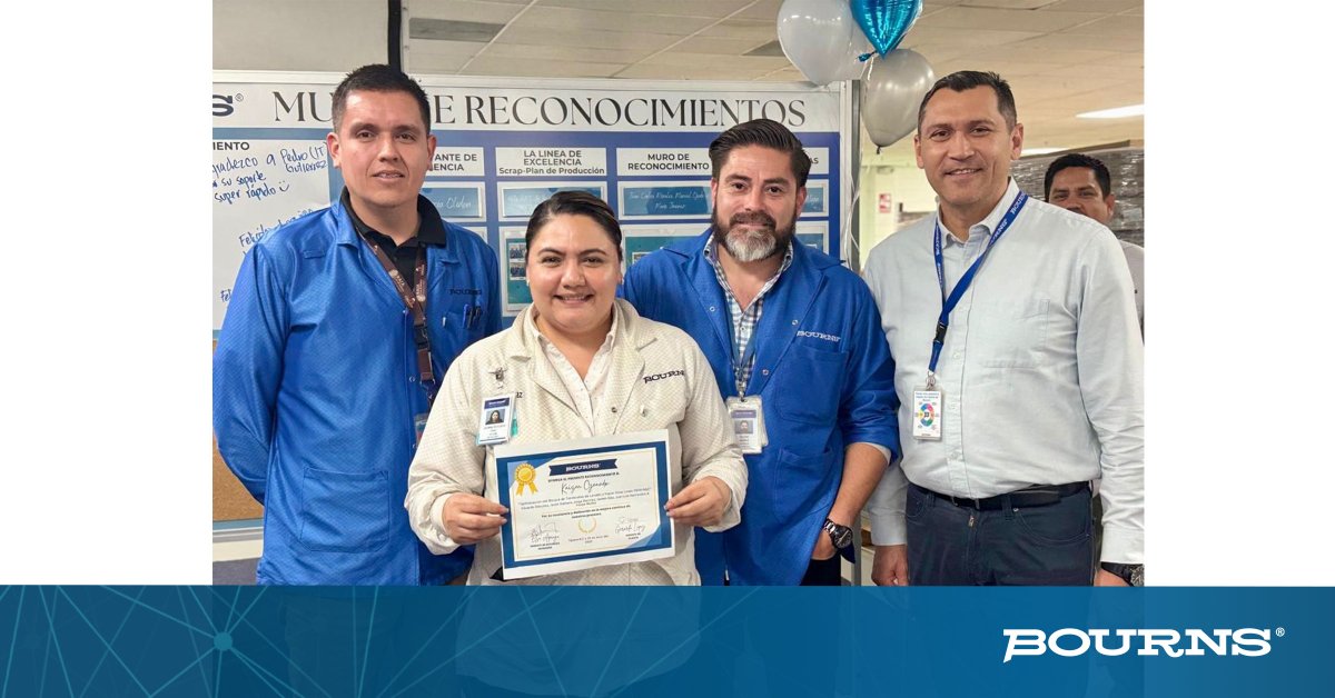 Bourns's tweet image. 🎉 Celebrating our amazing team at Bourns de México!
🏆 Representative of Excellence
🏭 Line of Excellence
💡 Best Kaizen
⚽ Sports Recognition
🌟 Wall of Recognition
Thank you for your dedication and excellence! #BournsDeMexico #TeamRecognition