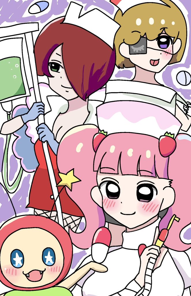 #popn_art
渋谷ナース💉💊