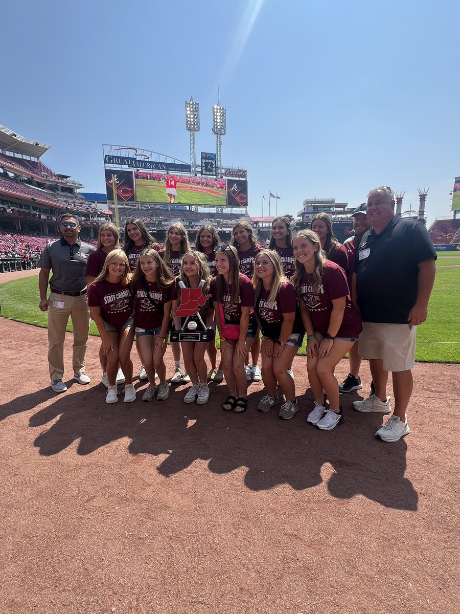 Lebanon Athletics (@lebanonathdept) on Twitter photo 🥎 The Lady Warriors 2025 State Champion softball team was recognized prior to today’s game at GABP. Thank You <a href="/Reds/">Cincinnati Reds</a>! What a memorable experience for this group. #StateChamps 🥎 The Lady Warriors 2025 State Champion softball team was recognized prior to today’s game at GABP. Thank You <a href="/Reds/">Cincinnati Reds</a>! What a memorable experience for this group. #StateChamps