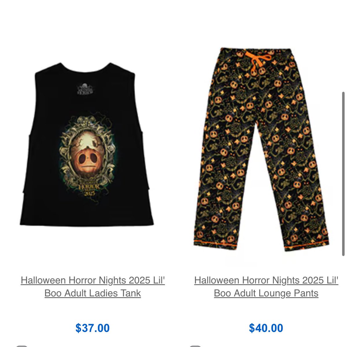 Freaks_HHN's tweet photo. Lil’ Boo 2025 merchandise has also shown up on the Shop Universal Orlando website. 

#lilboo #hhn #hhn34 #hhn2025 #halloweenhorrornights https://t.co/ANSHdQZASz