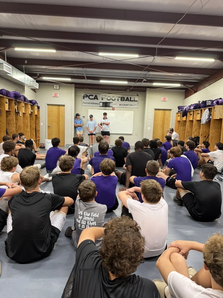 Prattville Christian Academy Football (@pca_pantherfb) on Twitter photo Thankful for our students who are after Gods own heart. Easton Miller with the devotional this morning. #BuildtHISHouse Thankful for our students who are after Gods own heart. Easton Miller with the devotional this morning. #BuildtHISHouse
