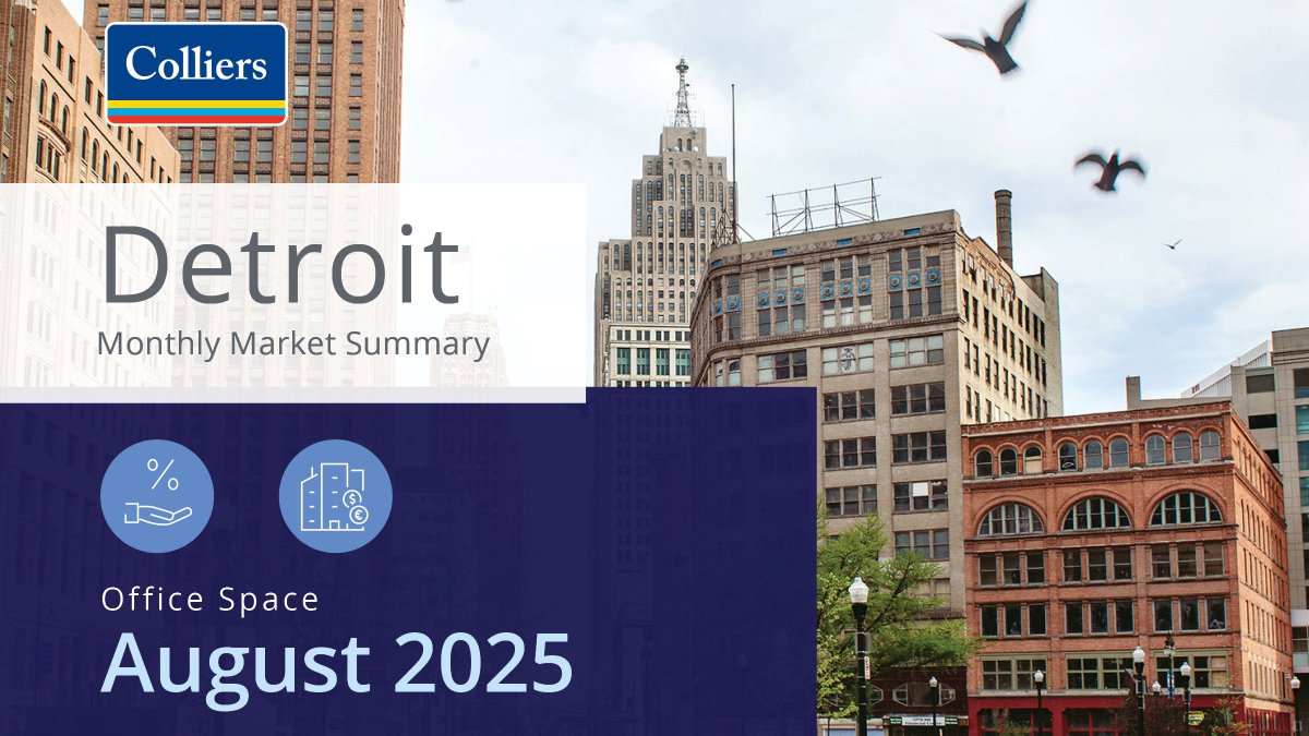 ggrochowski's tweet photo. Metro Detroit’s office market is sending mixed signals. Law firms are active, users are buying buildings, but overall leasing has slowed.

Seasonal dip or demand shift? We break it down here: https://t.co/HiFX1XZ8HO

#OfficeMarket #CRE #DetroitOfficeSpace #DetroitAgencyTeam #TenantDemand #CommercialRealEstate