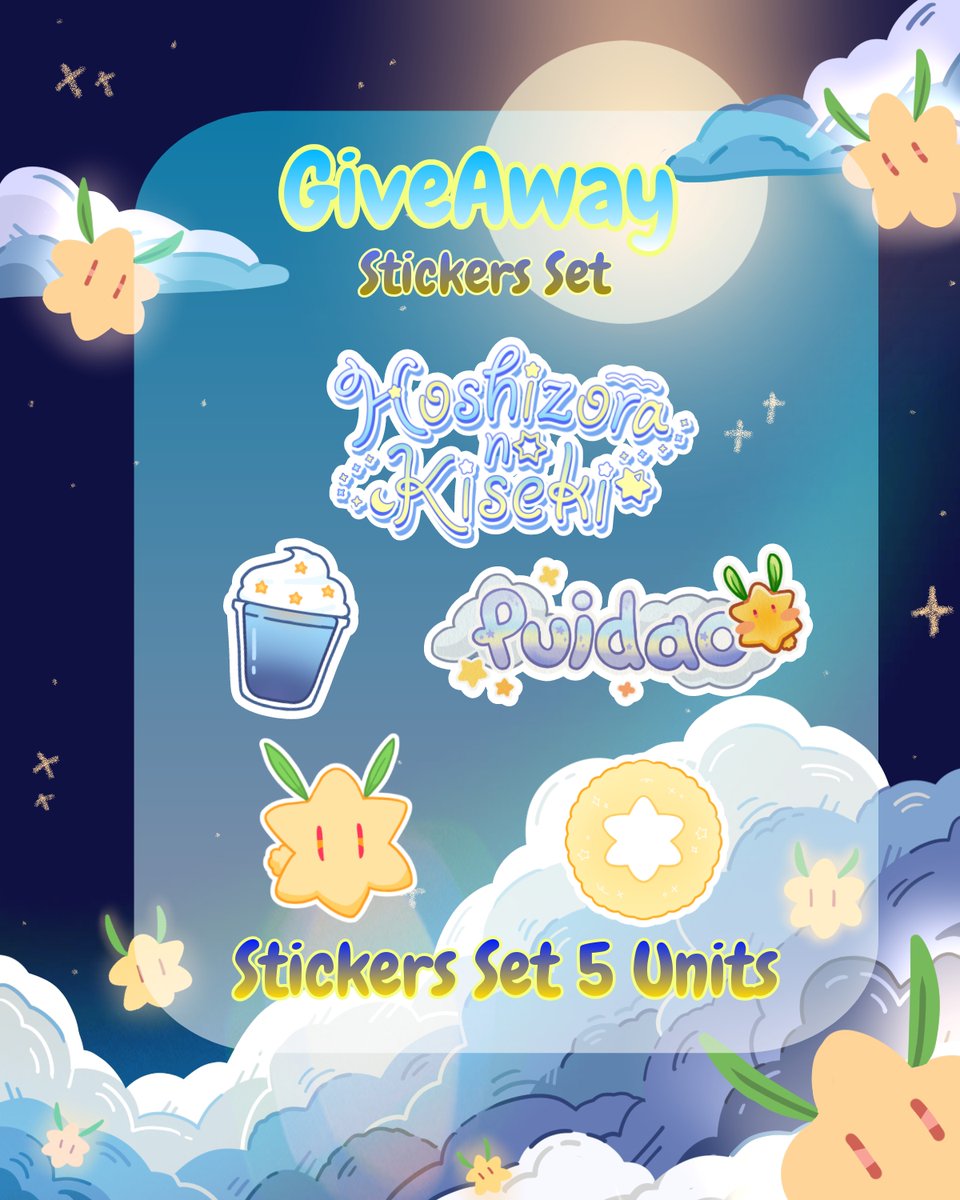 TanpoponoSora_'s tweet photo. ✨แนะนำ give away✨

สติ๊กเกอร์จำนวน5แบบบบ

สติ๊กเกอร์นี้จะได้ทั้งรอบ Normal และ Special set เลยนะครับ

รอบNormal จองได้ตรงนี้เลยยย
💌https://t.co/RuQYpAjf5i

#hoshizoranokiseki 
#HBDPopo2025 
#ปุยดาว https://t.co/N0mF9GS68x