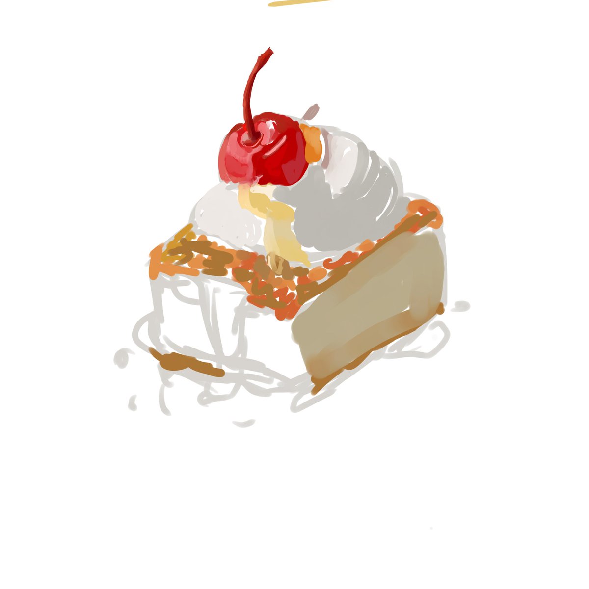 antiduckling's tweet photo. Cherry dessert (sketch) #dessert #renderingtest https://t.co/Fs6TlGadJ4