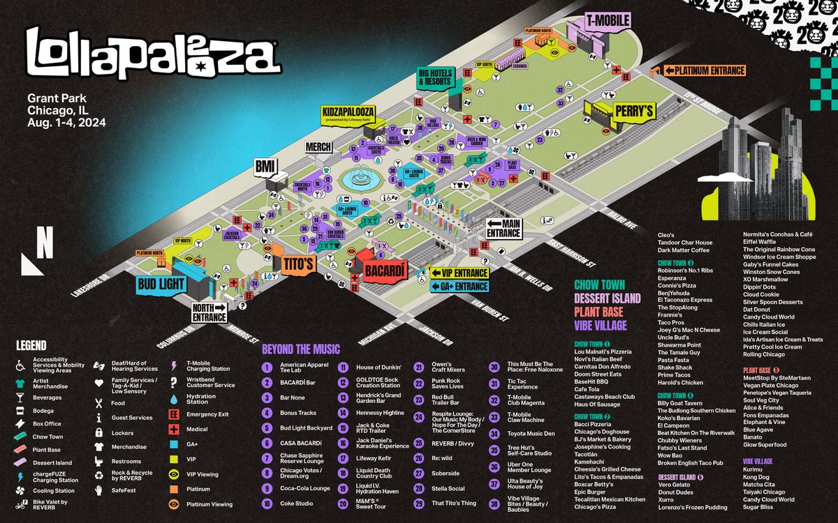 gutsgrande's tweet photo. Chicago you’re up tonight!
-Grant Park Chicago, Illinois  
-Capacity: 115,000
-Gates open: 11:00AM. Olivia’s set: 8:40PM.
Whoever is attending have fun tonight! 
#Lollapalooza #Lollapalooza2025 
#GUTSWorldTourSpilled #Livpalooza https://t.co/EZCv2yCuuS