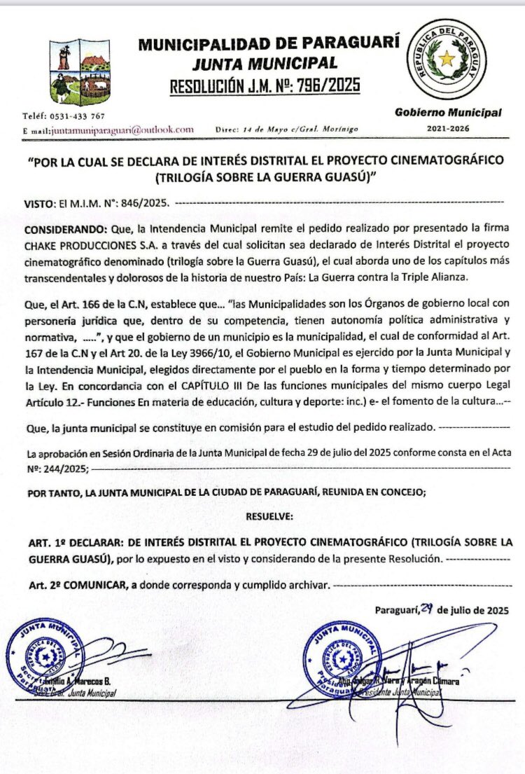 Chake Producciones S.A. tweet media