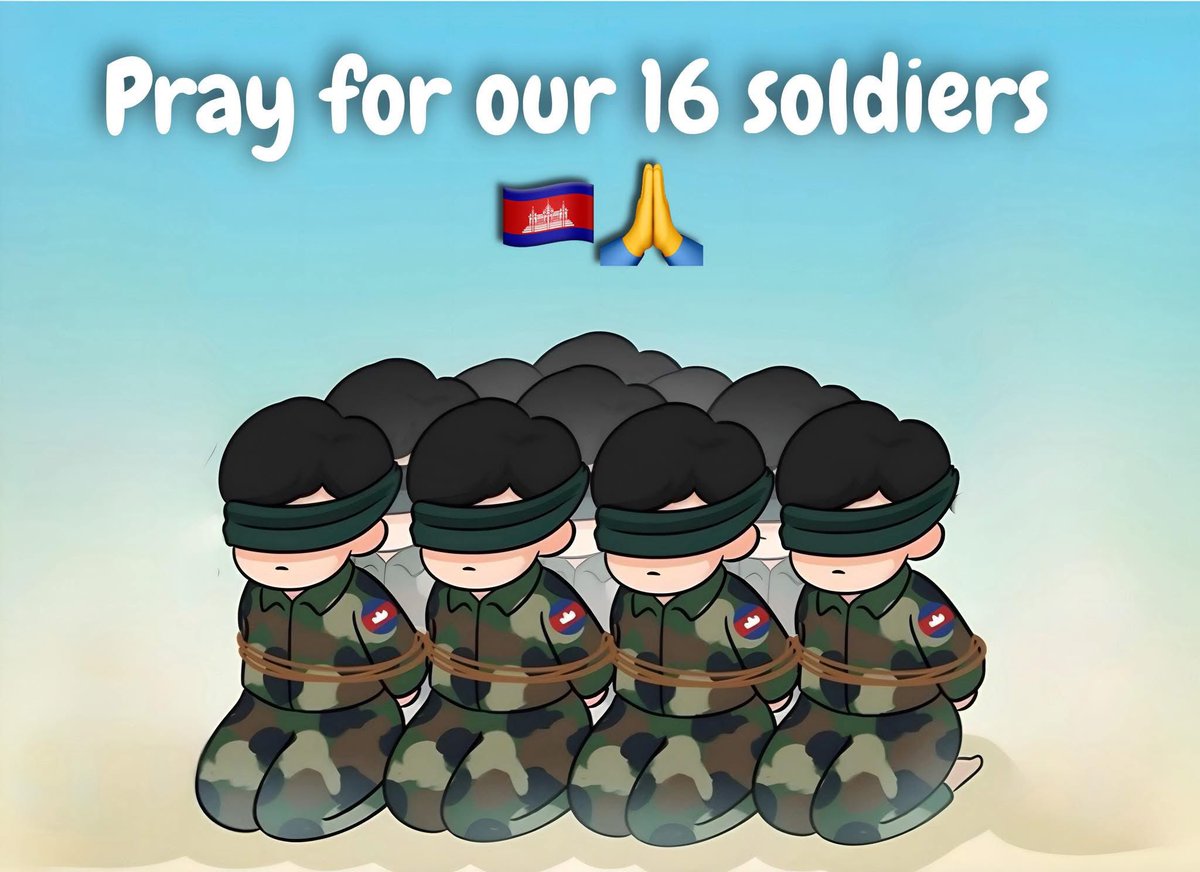 MengHeangCheat's tweet photo. Release Captured Cambodian Soldiers
#JusticeForCambodia 
#ReleaseCambodianSoldiers https://t.co/bZajkiENTt