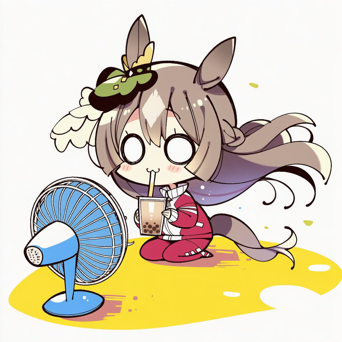 ～パイの日記念～
タピオカチャレンジだ!!ﾀﾞｲﾔちゃん!!(美味)